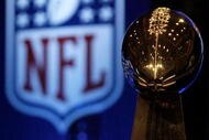 FORT LAUDERDALE, FL - FEBRUARY 05:  The Vince Lombardi Trophy is seen during the NFL Commissioner Press Conference held at the Greater Ft. Lauderdale/Broward County Convention Center as part of media week for Super Bowl XLIV on February 5, 2010 in Fort Lauderdale, Florida.  (Photo by Jonathan Daniel/Getty Images)