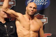PORTLAND, OR - AUGUST 28: UFC heavyweight fighter Randy Couture weighs in at the UFC 102: Couture vs. Nogueira Weigh-In at the Rose Garden Arena on August 28, 2009 in Portland, Oregon. (Photo by Jon Kopaloff/Getty Images)