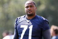 RENTON, WA - JULY 31:  Tackle Walter Jones #71 looks on during training camp at the Seahawks training facility on July 31, 2009 in Renton, Washington. (Photo by Otto Greule Jr/Getty Images) 