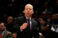 NEW YORK - JANUARY 13: Cincinnati Bearcats head coach Mick Cronin gestures from the bench against the St. John's Red Storm at Madison Square Garden on January 13, 2010 in New York City. (Photo by Mike Lawrie/Getty Images)