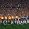 PASADENA, CA - JANUARY 07:  The Texas Longhorns run out onto the field prior to the Citi BCS National Championship game between the Texas Longhorns and the Alabama Crimson Tide at the Rose Bowl on January 7, 2010 in Pasadena, California.  (Photo by Jeff Gross/Getty Images)