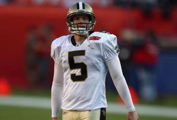 MIAMI GARDENS, FL - FEBRUARY 07: Kicker Garrett Hartley #5 of the New Orleans Saints warms up on the field prior to Super Bowl XLIV against the Indianapolis Colts on February 7, 2010 at Sun Life Stadium in Miami Gardens, Florida.  (Photo by Donald Miralle/Getty Images)