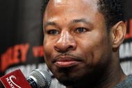 LAS VEGAS - NOVEMBER 14:  Shane Mosely speaks during a news conference at the Mandalay Bay Hotel & Casino on November 14, 2009 in Las Vegas, Nevada. Mosley and boxer Andre Berto announced today they will meet in the ring on January 30, 2010 at the Mandalay Bay Events Center.  (Photo by Al Bello/Getty Images)