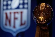 FORT LAUDERDALE, FL - FEBRUARY 05: The Vince Lombardi Trophy is seen during the NFL Commissioner Press Conference held at the Greater Ft. Lauderdale/Broward County Convention Center as part of media week for Super Bowl XLIV on February 5, 2010 in Fort Lauderdale, Florida. (Photo by Jonathan Daniel/Getty Images)