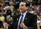 ATLANTA - JANUARY 09:  Head coach Krzyzewski of the Duke Blue Devils against the Georgia Tech Yellow Jackets at Alexander Memorial Coliseum on January 9, 2010 in Atlanta, Georgia.  (Photo by Kevin C. Cox/Getty Images)