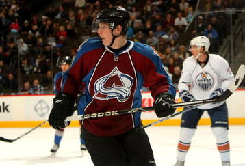 DENVER - NOVEMBER 08:  Matt Duchene #9 of the Colorado Avalanche skates against the Edmonton Oilers during NHL action at the Pepsi Center on November 8, 2009 in Denver, Colorado. The Oilers defeated the Avalanche 5-3.  (Photo by Doug Pensinger/Getty Images)