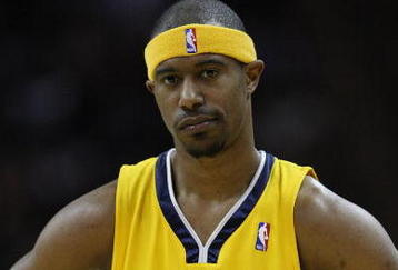 SAN ANTONIO - JANUARY 20:  Guard T.J. Ford of the Indiana Pacers during play against the San Antonio Spurs on January 20, 2009 at AT&T Center in San Antonio, Texas.  NOTE TO USER: User expressly acknowledges and agrees that, by downloading and/or using this Photograph, user is consenting to the terms and conditions of the Getty Images License Agreement.  (Photo by Ronald Martinez/Getty Images)