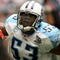 HOUSTON - DECEMBER 14:  Linebacker Keith Bullock #53 of the Tennessee Titans reacts to defeat in the closing seconds of the game with the Houston Texans on December 14, 2008 at Reliant Stadium in Houston, Texas.  The Texans won 13-12.  (Photo by Stephen Dunn/Getty Images)