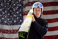LOS ANGELES, CA - MAY 15:  Ski jumper Anders Johnson poses for a portrait during the NBC/USOC Promotional Photo Shoot on May 15, 2009 at Smashbox Studios  in Los Angeles, California.  (Photo by Harry How/Getty Images)
