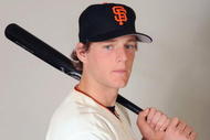 SCOTTSDALE, ARIZONA - FEBRUARY 23:  Conor Gillaspie of the San Francisco Giants poses during photo day at Scottsdale Stadium on February 23, 2009 in Scottsdale, Arizona. (Photo by: Harry How/Getty Images)