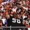 9 Aug 1999: A fan of the Cleveland Browns dresses up in a dog costume to show support of the Dog Pound during the Hall of Fame Game against the Dallas Cowboys at the Fawcett Stadium in Canton, Ohio. The Browns defeated the Cowboys 20-17.