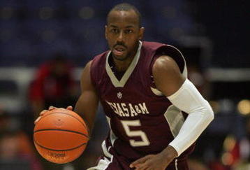 ANAHEIM, CA - NOVEMBER 29:  Dash Harris #5 of Texas A&M dribbles the ball upcourt during their 76 Classic game against Minnesota at Anaheim Convention Center on November 29, 2009 in Anaheim, California. Texas A&M defeated Minnesota 66-65.  (Photo by Victor Decolongon/Getty Images)