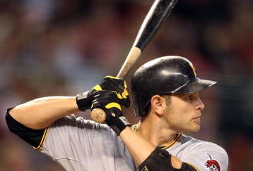 PHOENIX - JULY 23:  Freddy Sanchez #12 of the Pittsburgh Pirates bats against the Arizona Diamondbacks during the major league baseball game at Chase Field on July 23, 2009 in Phoenix, Arizona. The Diamondbacks defeated the Pirates 11-4. (Photo by Christian Petersen/Getty Images)