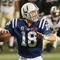 MIAMI GARDENS, FL - FEBRUARY 07:  Peyton Manning #18 of the Indianapolis Colts passes against the New Orleans Saints during Super Bowl XLIV on February 7, 2010 at Sun Life Stadium in Miami Gardens, Florida.  (Photo by Jed Jacobsohn/Getty Images)