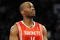 LOS ANGELES, CA - JANUARY 05:  Carl Landry #14 of the Houston Rockets reacts after a foul during the game against the Los Angeles Lakers at Staples Center on January 5, 2010 in Los Angeles, California.  NOTE TO USER: User expressly acknowledges and agrees that, by downloading and/or using this Photograph, user is consenting to the terms and conditions of the Getty Images License Agreement.  (Photo by Harry How/Getty Images)