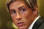 LIVERPOOL, UNITED KINGDOM - JULY 4:  Liverpool unveil Fernando Torres at a press conference held at Anfield on July 4, 2007 in Liverpool, England. (Photo by Gary M. Prior/Getty Images)