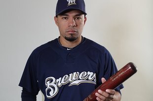 MARYVALE, AZ - MARCH 01:  Hernan Iribarren # 10 poses for a portrait during the Milwaukee Brewers Photo Day at the Maryvale  Baseball Park on March 1, 2010 in Maryvale, Arizona.  (Photo by Jonathan Ferrey/Getty Images)