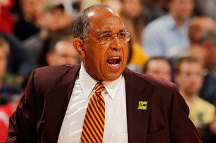 INDIANAPOLIS - MARCH 14:  Head coach Tubby Smith of the Minnesota Golden Gophers reacts to a play against the Ohio State Buckeyes in the first half of championship game in the Big Ten Men's Basketball Tournament at Conseco Fieldhouse on March 14, 2010 in Indianapolis, Indiana.  (Photo by Jonathan Daniel/Getty Images)