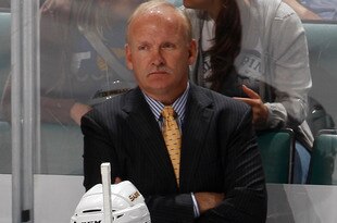 SUNRISE, FL - OCTOBER 21: Head coach Lindy Ruff of the Buffalo Sabres watches his team play the Florida Panthers on October 21, 2009 at the BankAtlantic Center in Sunrise, Florida. The Sabres defeated the Panthers 5-2.  (Photo by Joel Auerbach/Getty Images)