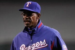 ANAHEIM, CA - SEPTEMBER 29:  Texas Rangers manager Ron Washington argues a call in the eighth inning against the Los Angeles Angels of Anaheim at Angel Stadium on September 29, 2009 in Anaheim, California. The Angels defeated the Rangers 5-2.  (Photo by Jeff Gross/Getty Images)
