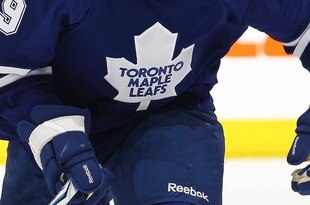 TORONTO, ON - MARCH 13:  John Mitchell #39 of the Toronto Maple Leafs skates in a game against the Edmonton Oilers on March 13, 2010 at the Air Canada Centre in Toronto, Ontario. The Leafs defeated the Oilers 6-4. (Photo by Claus Andersen/Getty Images)
