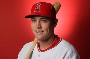 TEMPE, AZ - FEBRUARY 25:  Peter Bourjos of the Los Angeles Angels of Anaheim poses during media photo day at Tempe Diablo Stadium on February 25, 2010 in Tempe, Arizona.  (Photo by Jed Jacobsohn/Getty Images)