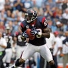 NASHVILLE, TN - SEPTEMBER 20:  Andre Johnson #80 of the Houston Texans catches a pass against the Tennessee Titans during the  NFL game at LP Field on September 20, 2009 in Nashville, Tennessee. The Texans won 34-31.  (Photo by Andy Lyons/Getty Images)