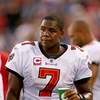 ORCHARD PARK, NY - SEPTEMBER 20: Byron Leftwich #7 of the Tampa Bay Buccaneers stands on the sidelines against the Buffalo Bills at Ralph Wilson Stadium on September 20, 2009 in Orchard Park, New York. Buffalo won 33-20.  (Photo by Rick Stewart/Getty Imag