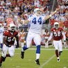 GLENDALE, AZ - SEPTEMBER 27:  Dallas Clark #44 of the Indianapolis Colts reaches for a pass in the third quarter against the Arizona Cardinals during the game at University of Phoenix Stadium on September 27, 2009 in Glendale, Arizona. (Photo by Harry How