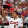 ST. LOUIS, MO - JULY 14:  National League All-Star Ryan Zimmerman of the  Washington Nationals tips his hat during introductions before the 2009 MLB All-Star Game at Busch Stadium on July 14, 2009 in St. Louis, Missouri. (Photo by Dilip Vishwanat/Getty Im