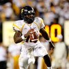 AUBURN, AL - SEPTEMBER 19:  Quarterback Jarrett Brown #16 against the West Virginia Mountaineers against the Auburn Tigers at Jordan-Hare Stadium on September 19, 2009 in Auburn, Alabama.  (Photo by Kevin C. Cox/Getty Images)