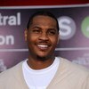 WESTWOOD, CA - JUNE 04: Basketball player Carmelo Anthony  arrives at the Premiere Of Columbia Pictures' 'The Taking Of Pelham 1 2 3'  at the  Mann Village Theatre on June 4, 2009 in Westwood, California.  (Photo by Frazer Harrison/Getty Images)