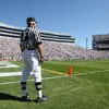 STATE COLLEGE, PA - SEPTEMBER 19: A Field Judge stands on the field during a game between the Temple Owls and the Penn State Nittany Lions on September 19, 2009 at Beaver Stadium in State College, Pennsylvania. (Photo by Hunter Martin/Getty Images)