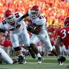 PISCATAWAY, NJ - SEPTEMBER 01:  Ryan Mathews #21 of the Fresno State Bulldogs runs in a touchdown against the Rutgers Scarlet Knights at Rutgers Stadium on September 1, 2008 in Piscataway, New Jersey. Fresno State defeated Rutgers 24-7.  (Photo by Jim McI