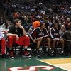 MILWAUKEE - FEBRUARY 18: (L-R) Kirk Hinrich #12, Aaron Gray #34, Thabo Sefolosha #2 and Lindsey Hunter #11 of the Chicago Bulls make up the bench players during a game against the Milwaukee Bucks on February 18, 2009 at the Bradley Center in Milwaukee, Wi