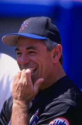 24 May 1998: Manager Bobby Valentine #2 of the New York Mets in action during a agme against the Milwaukee Brewers at Shea Stadium in Flushing, New York. The Mets defeated the Brewers 8-3.