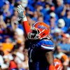 GAINESVILLE, FL - SEPTEMBER 19:  Brandon Spikes #51 of the Florida Gators asks the crowd for noise during the game against the Tennessee Volunteers at Ben Hill Griffin Stadium on September 19, 2009 in Gainesville, Florida.  (Photo by Sam Greenwood/Getty I