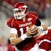ARLINGTON, TX - OCTOBER 03:  Quarterback Ryan Mallett #15 of the Texas A&M Aggies at Cowboys Stadium on October 3, 2009 in Arlington, Texas.  (Photo by Ronald Martinez/Getty Images)