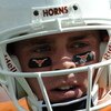 AUSTIN, TX - SEPTEMBER 26:  Quarterback Colt McCoy #12 of the Texas Longhorns at Darrell K Royal-Texas Memorial Stadium on September 26, 2009 in Austin, Texas.  (Photo by Ronald Martinez/Getty Images)