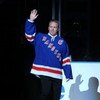 NEW YORK - FEBRUARY 22: Former New York Ranger Brian Leetch attends the ceremony honoring Andy Bathgate and Harry Howell prior to the game between the Toronto Maple Leafs and the New York Rangers on February 22, 2009 at Madison Square Garden in New York C