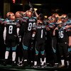 PHOENIX - JUNE 30:  The Arizona Rattlers huddle before a game against the Grand Rapids Rampage at the US Airways Center in Phoenix, Arizona on June 30, 2008.  (Photo by Gene Lower/Getty Images)