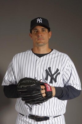 TAMPA, FL - FEBRUARY 21:  Carl Pavano of the New York Yankees poses during Photo Day on February 21, 2008 at Legends Field in Tampa, Florida. (Photo by Nick Laham/Getty Images)
