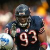 CHICAGO - OCTOBER 04: Adewale Ogunleye #93 of the Chicago Bears rushes against the Detroit Lions on October 4, 2009 at Soldier Field in Chicago, Illinois. The Bears defeated the Lions 48-24. (Photo by Jonathan Daniel/Getty Images)