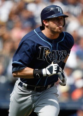 NEW YORK - SEPTEMBER 07:  Evan Longoria #3 of the Tampa Bay Rays hits a home run in the second inning against CC Sabathia #52 of the New York Yankees during the game on September 7, 2009 at Yankee Stadium in the Bronx borough of New York City.  (Photo by 