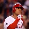 ANAHEIM, CA - SEPTEMBER 29:  Bobby Abreu #53 of the Los Angeles Angels of Anaheim pumps his fist after hitting a solo home run in the first inning against the Texas Rangers at Angel Stadium on September 29, 2009 in Anaheim, California. The Angels defeated