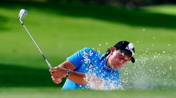 ATLANTA, GEORGIA - SEPTEMBER 27:  Phil Mickelson hits out of a sand trap onto the 10th green during the final round of THE TOUR Championship presented by Coca-Cola, the final event of the PGA TOUR Playoffs for the FedExCup, at East Lake Golf Club on Septe