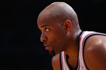 NEW YORK - MARCH 18: Jarvis Hayes #22 of the New Jersey Nets looks on against the New York Knicks at Madison Square Garden March 18, 2009 in New York City. NOTE TO USER: User expressly acknowledges and agrees that, by downloading and/or using this Photogr