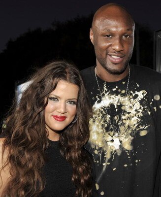 LOS ANGELES, CA - SEPTEMBER 09:  Actress Khloe Kardashian (L) and NBA player Lamar Odom arrive at the premiere of Warner Bros. Pictures' 'Whiteout' at the Village Theater on September 9, 2009 in Los Angeles, California.  (Photo by Kevin Winter/Getty Image