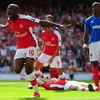 LONDON, ENGLAND - AUGUST 22:  William Gallas of Arsenal celebrates scoring the third goal during the Barclays Premier League match between Arsenal and Portsmouth at the Emirates Stadium on August 22, 2009 in London, England.  (Photo by Mike Hewitt/Getty I