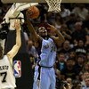 SAN ANTONIO - MAY 22:  Paul Milsap #24 of the Utah Jazz lays the ball up against the San Antonio Spurs during Game Two of the Western Conference Finals during the 2007 NBA Playoffs at AT&T Center on May 22, 2007 in San Antonio, Texas. NOTE TO USER: User e